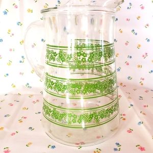 Pyrex corelle crazy daisy spring blossom pitcher